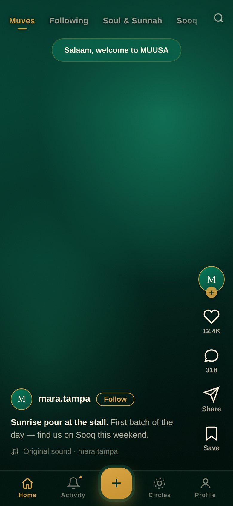 Muves in the MUUSA app