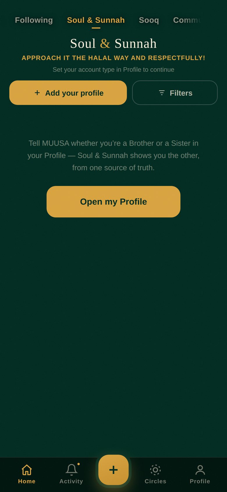 Soul & Sunnah in the MUUSA app